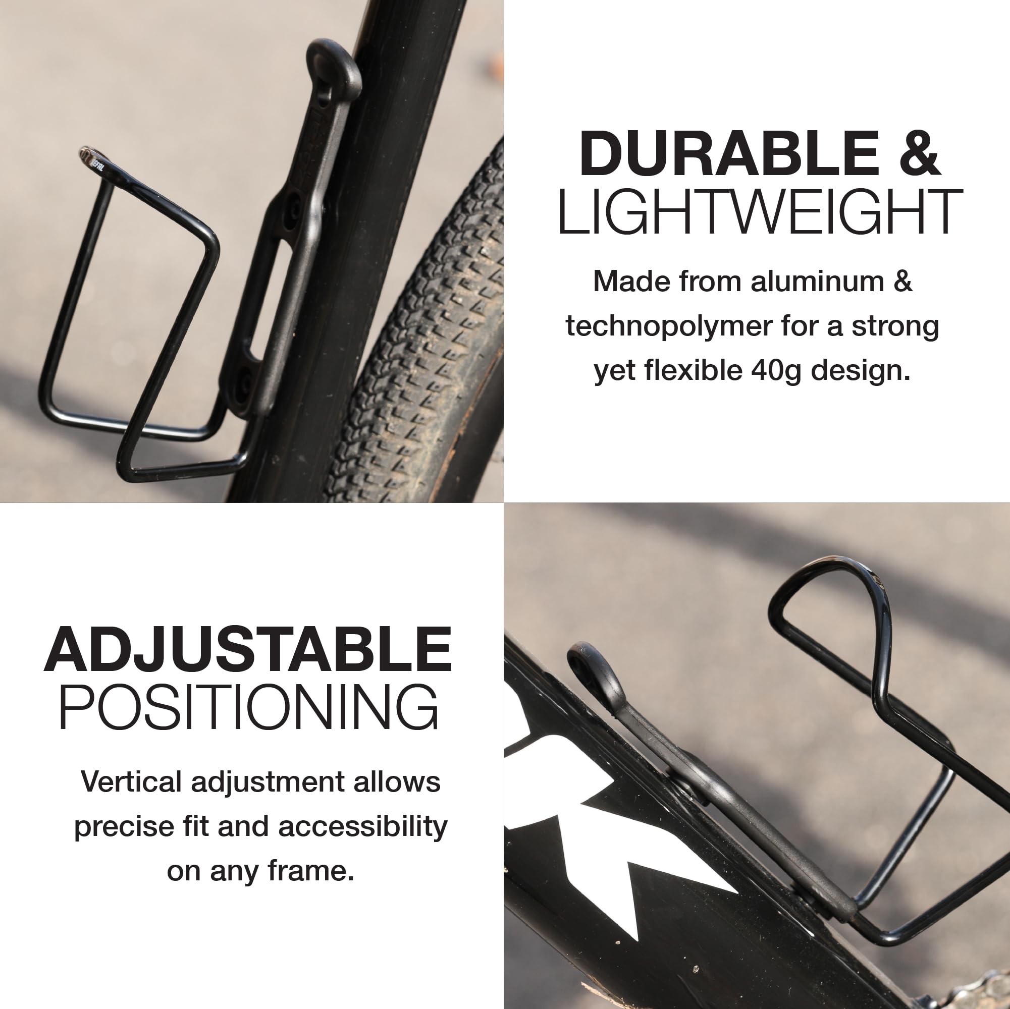 Zefal Unisex's Aluplast 124 Bottle Cage