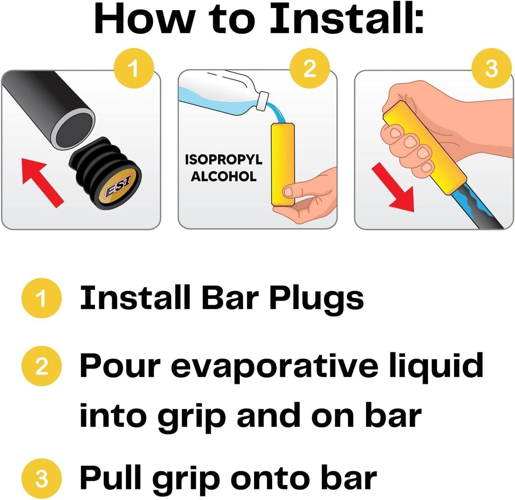 ESI Grips Chunky Silicone MTB Grip - Ultimate Comfort and Control for Mountain Bikers and E-Bike Riders, Durable Bicycle Handlebar Grips for a Smooth Ride